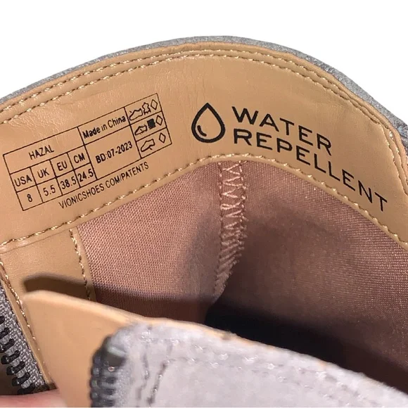 Vionic Hazel 8 Zip Up Suede Ankle Boots Builtin Arch Support Orthotic Insole NEW - Picture 7 of 7